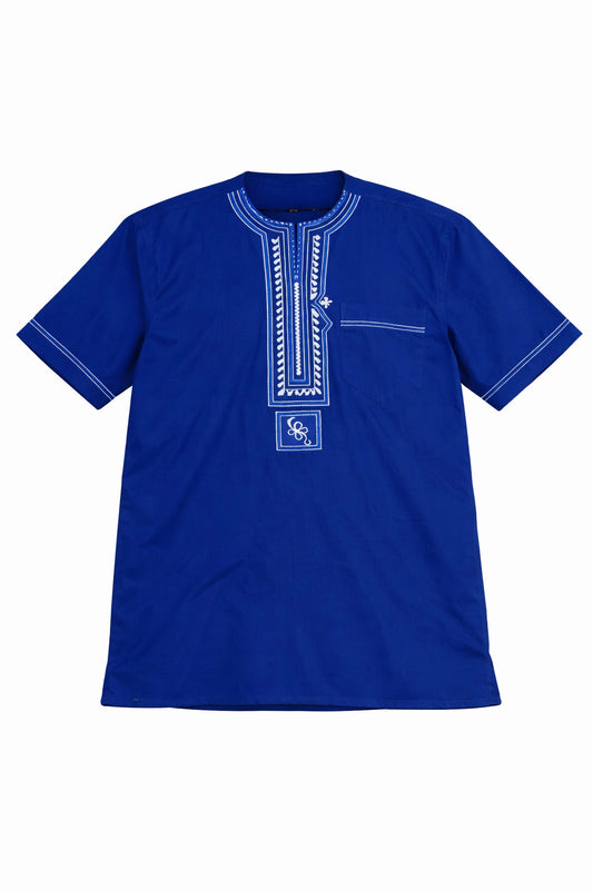 Jabari – Camisa Afro Azul