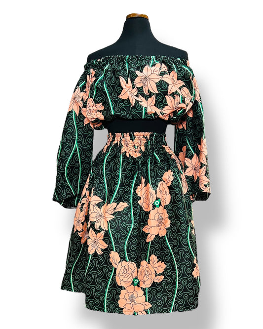 Selene Floral – Set de Dos Piezas