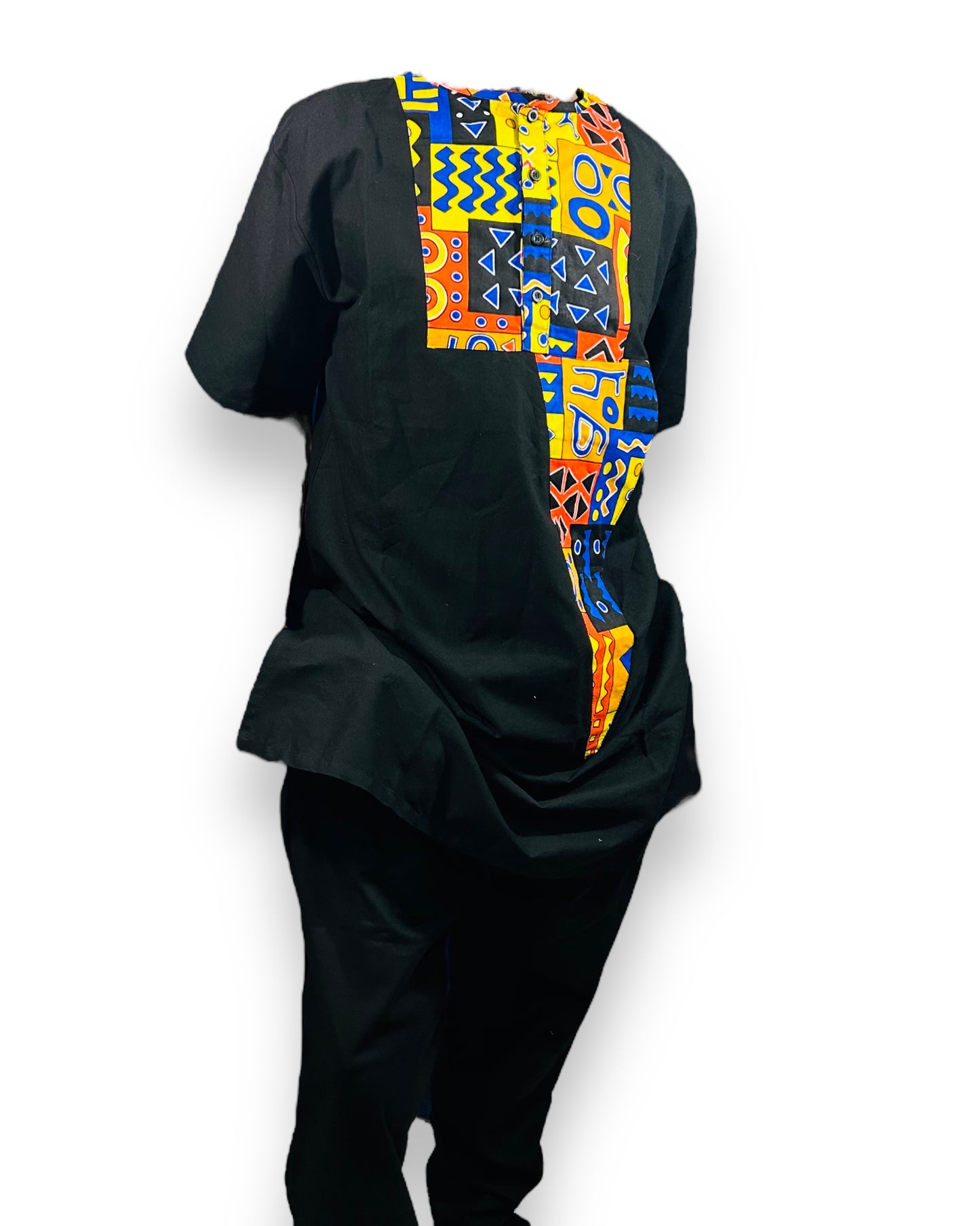 Jake Patchwork Pants Set