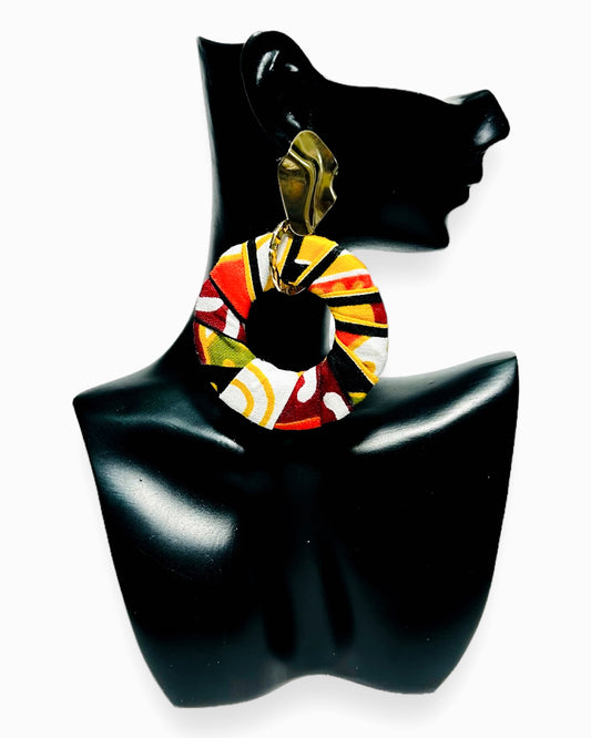 Lily Circle Earrings