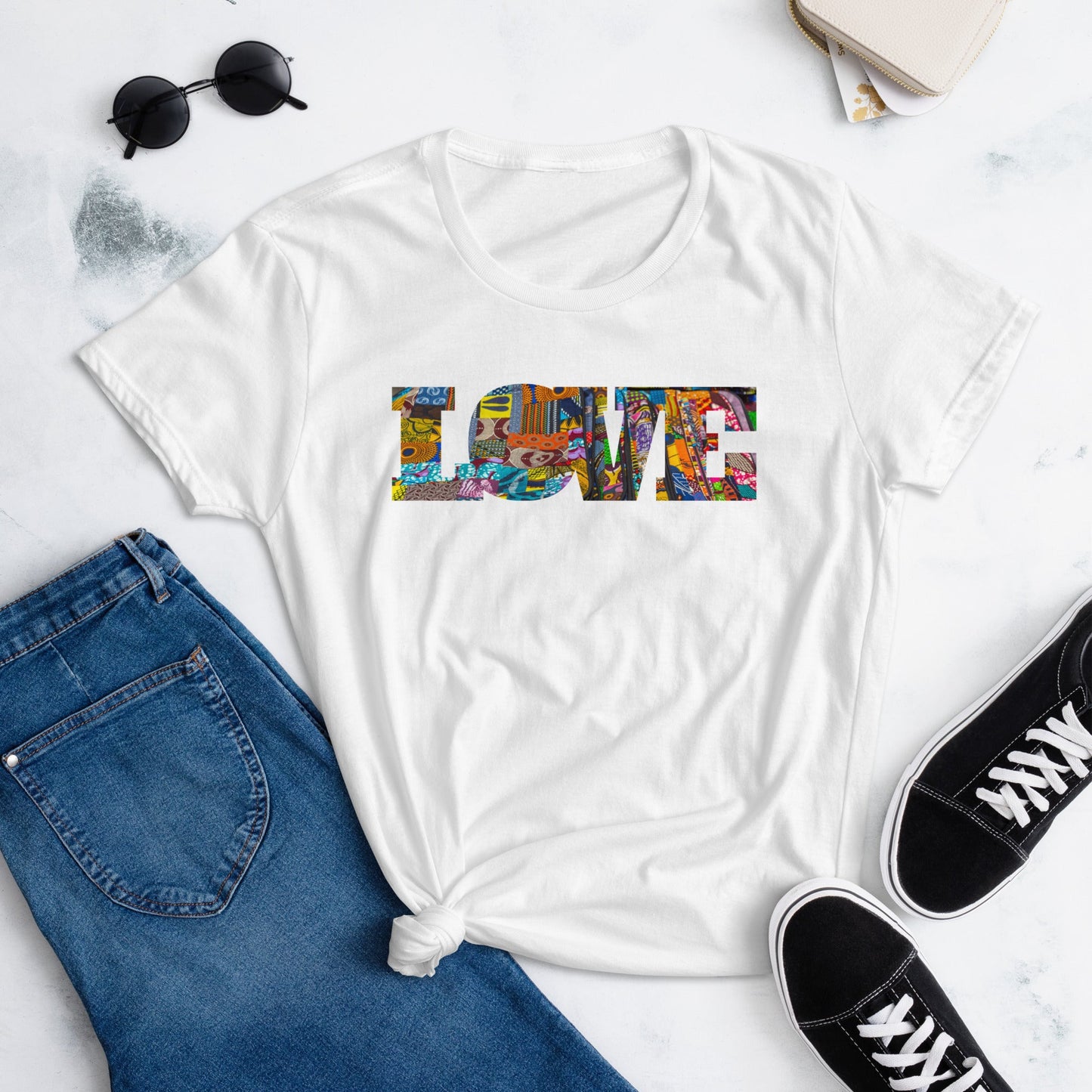 Camiseta de manga corta Love