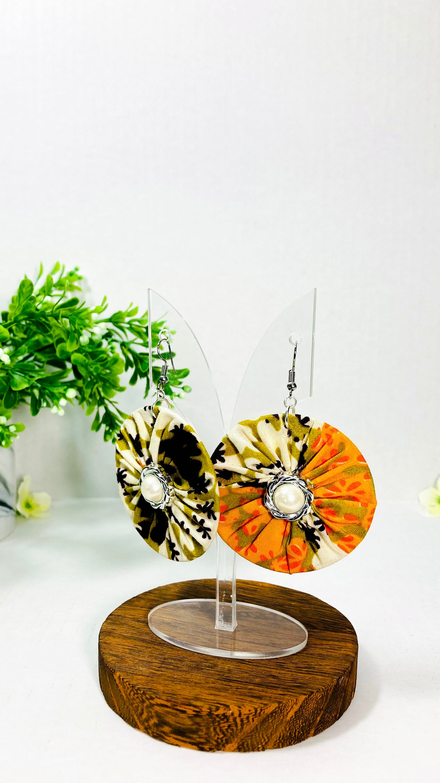 Judith Silver Melanin Earrings