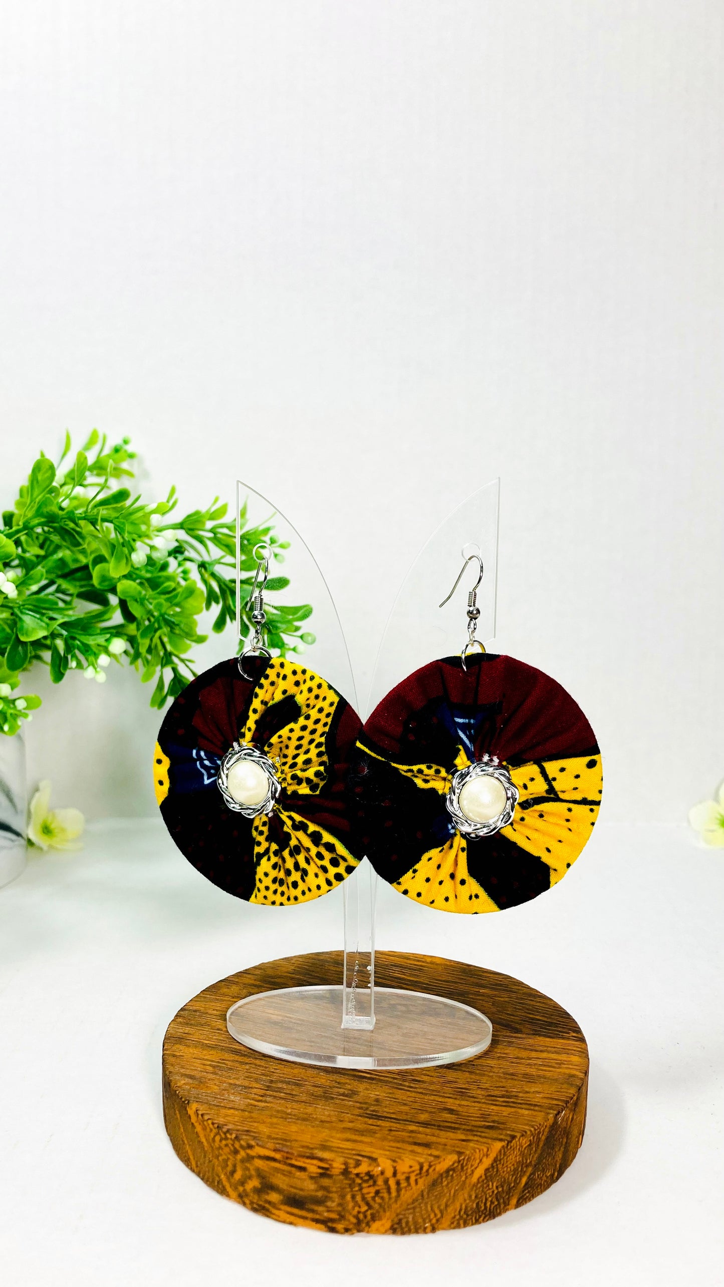 Judith Silver Melanin Earrings