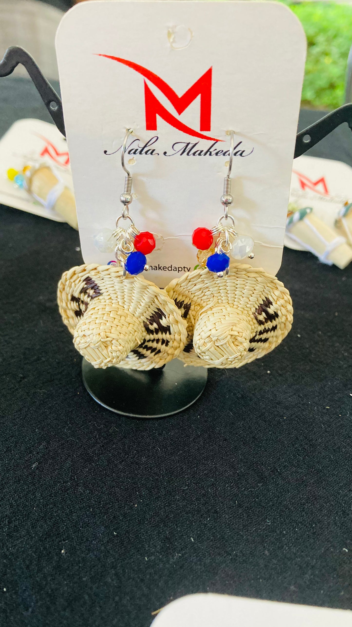 Isa Panama Hat Earrings