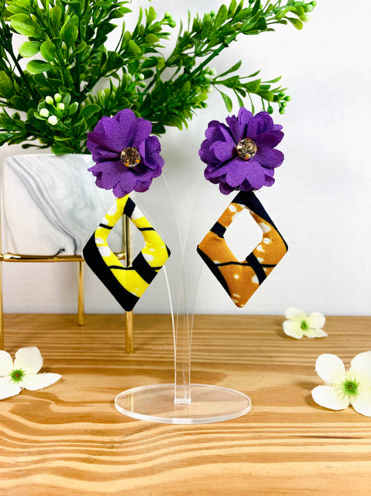 London Diamond Flower Earring