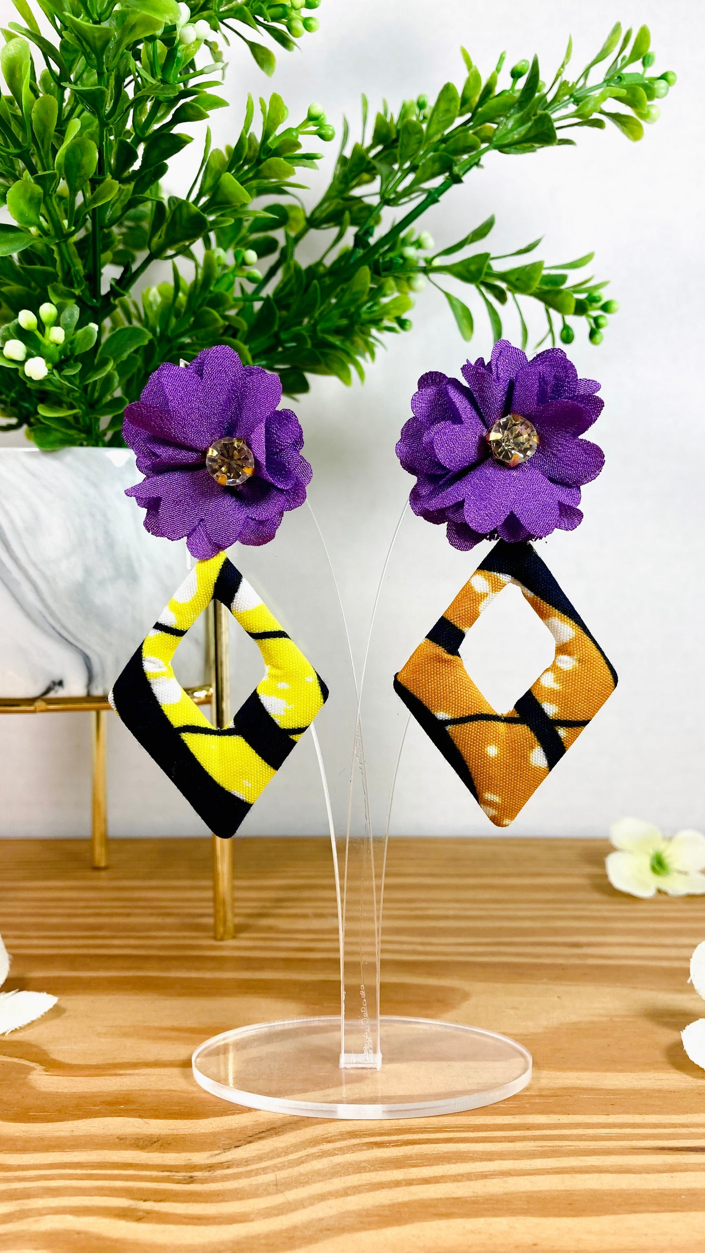London Diamond Flower Earring