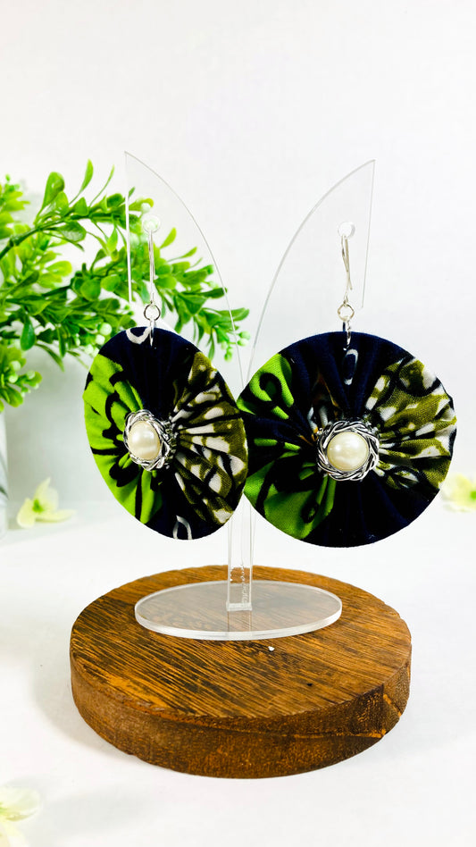 Judith Silver Melanin Earrings