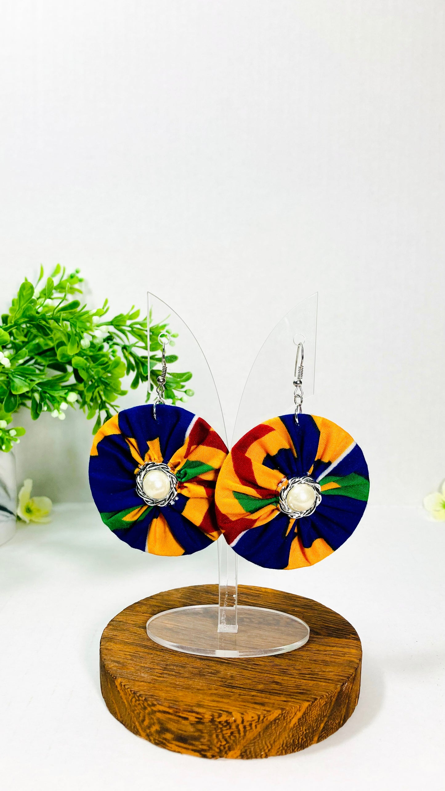 Judith Silver Melanin Earrings