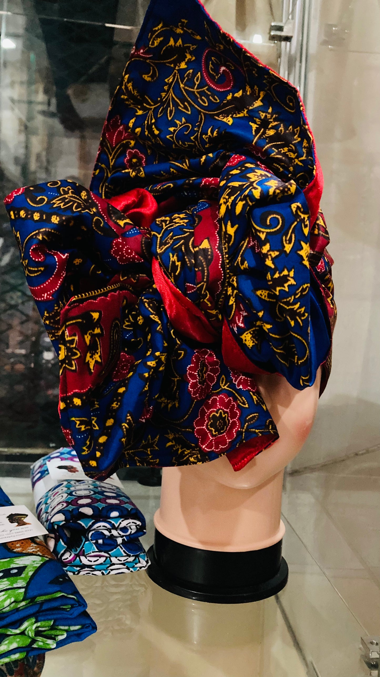 African Lined Head wrap