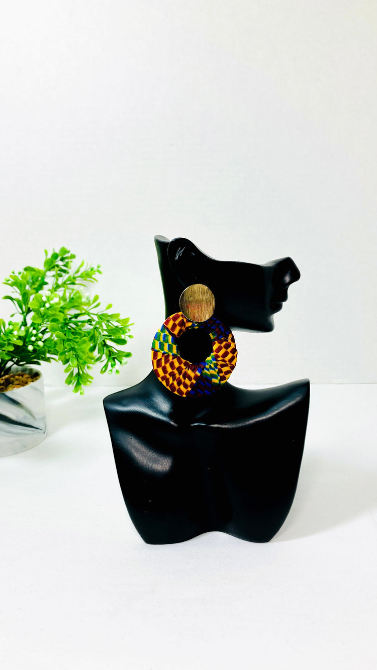Lily Circle Earrings