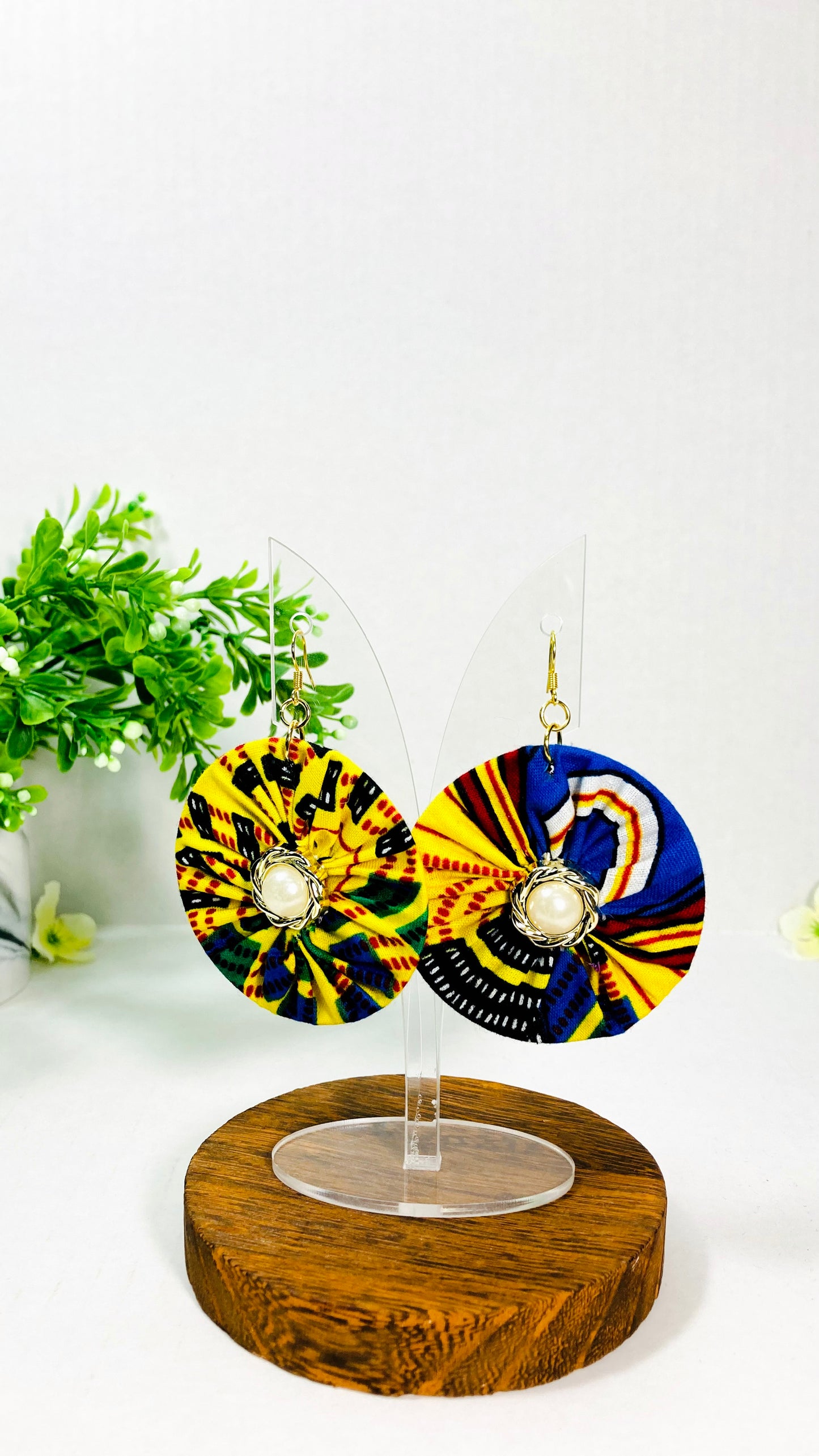 Alesia Gold Melanin Earrings