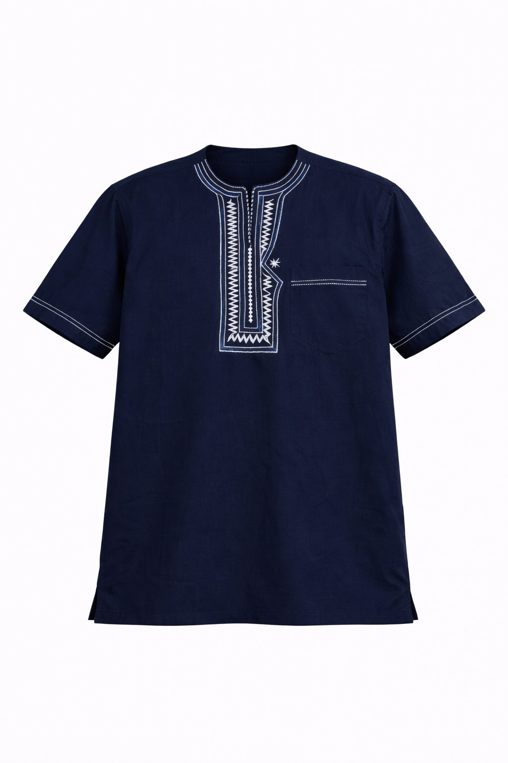 Malik – Camisa Afro Navy