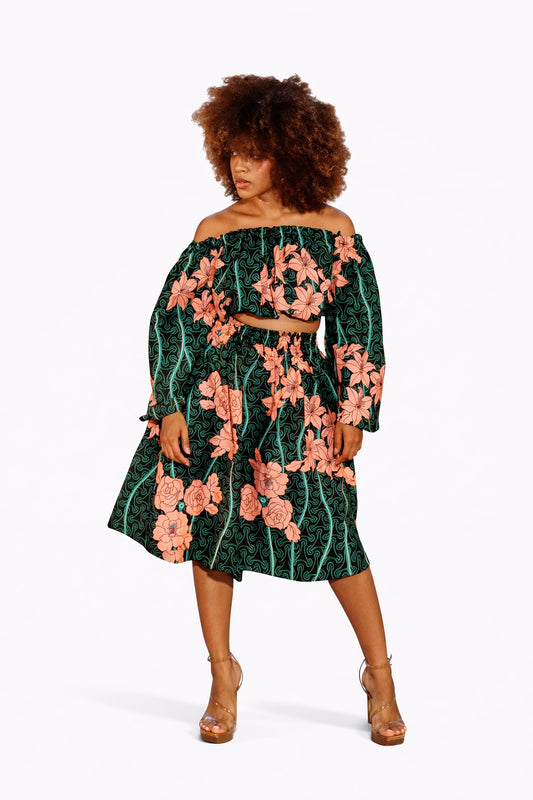 Selene Floral – Set de Dos Piezas