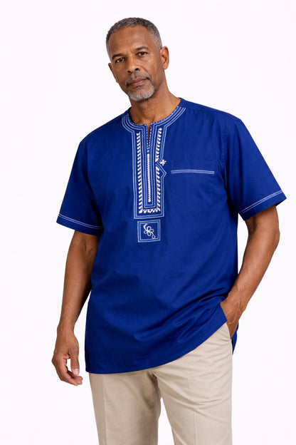 Jabari – Camisa Afro Azul