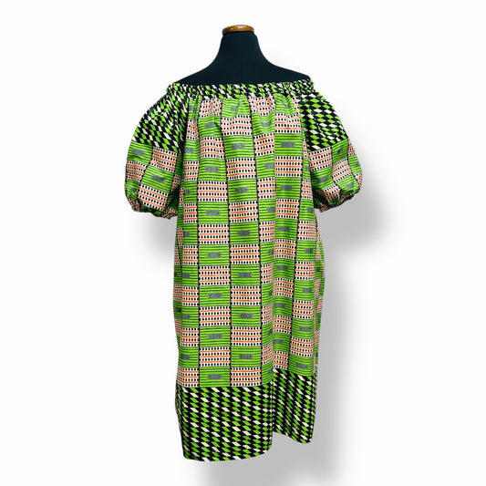 Ayana – Vestido Afro Off-Shoulder