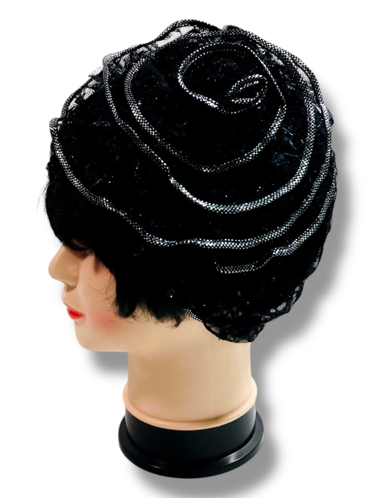Gorra de reina de encaje