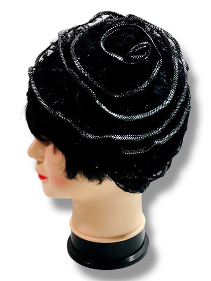 Gorra de reina de encaje