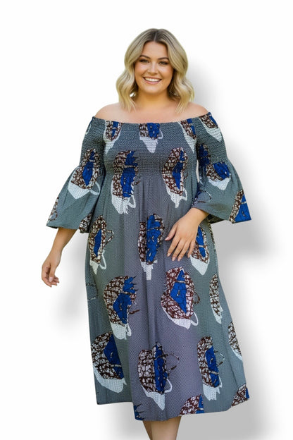 Tessa – Vestido Bubble Afro