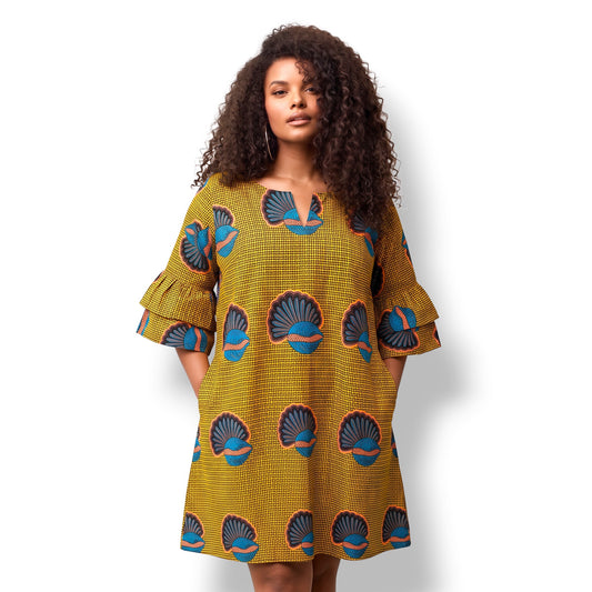 Nia – Vestido Caracoles Corto