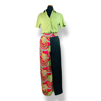 Pantalón Wide Leg “Flor Tropical”
