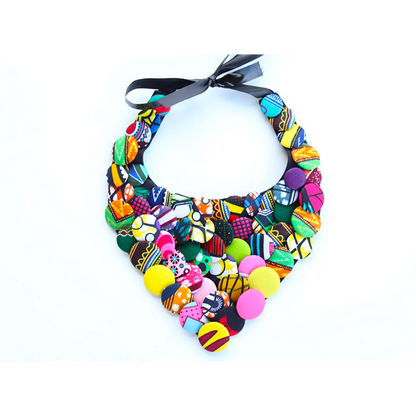 Saphire Bib Necklace