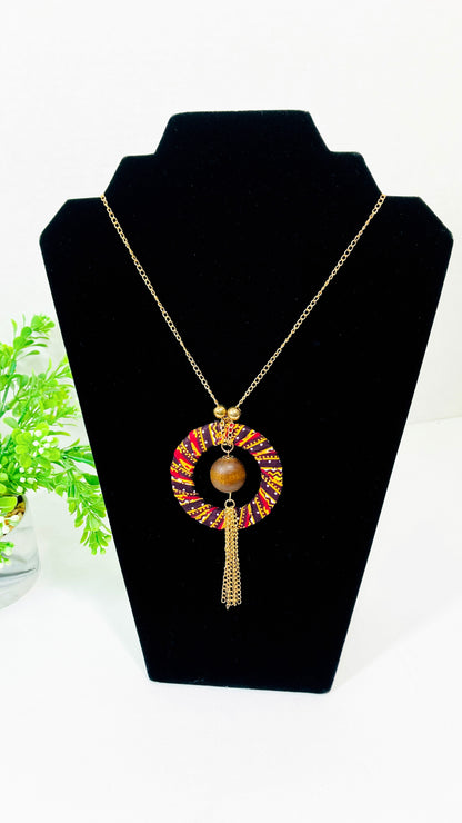 Nova Wood Necklace